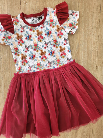 Woodland Christmas party dress- Made to Order