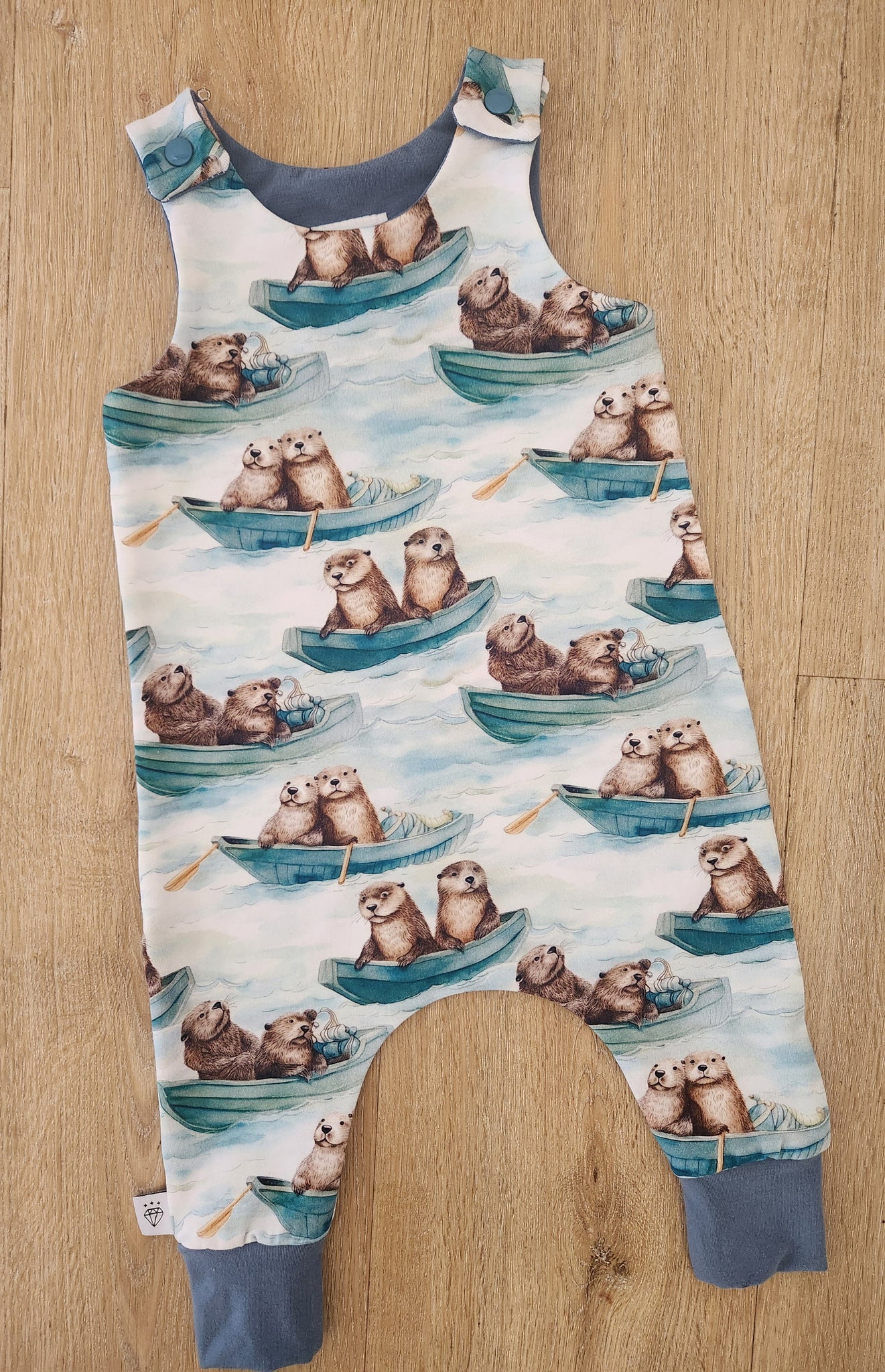Paddling Otters Romper-Ready to send