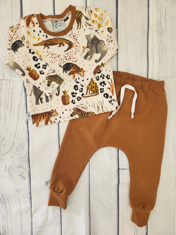 Cinnamon slim harems- Made to order