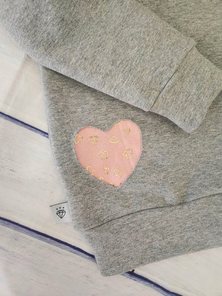 Heart Bunny Hoodie- Made to Order