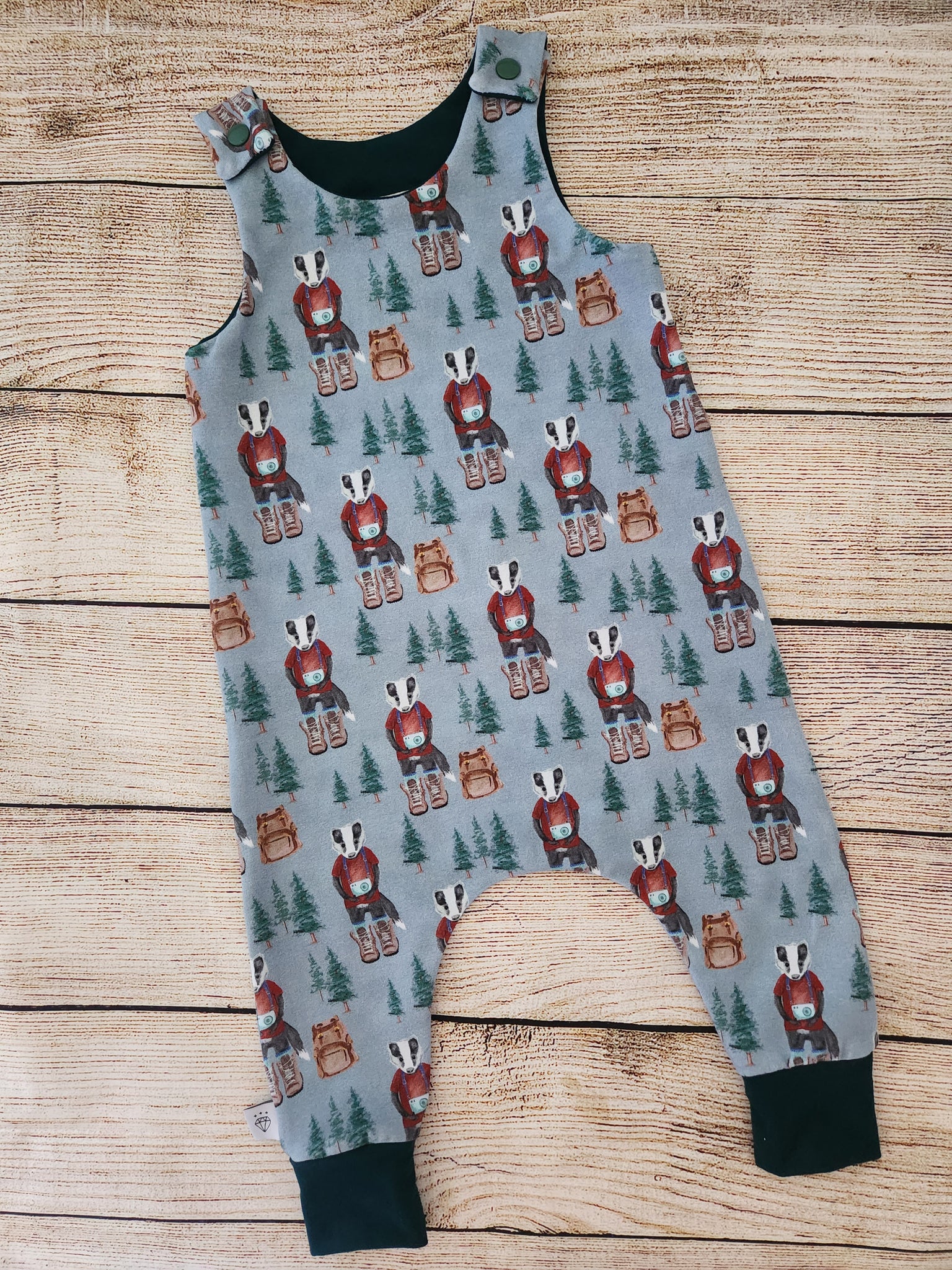 Badgers Adventure Romper-9-12m