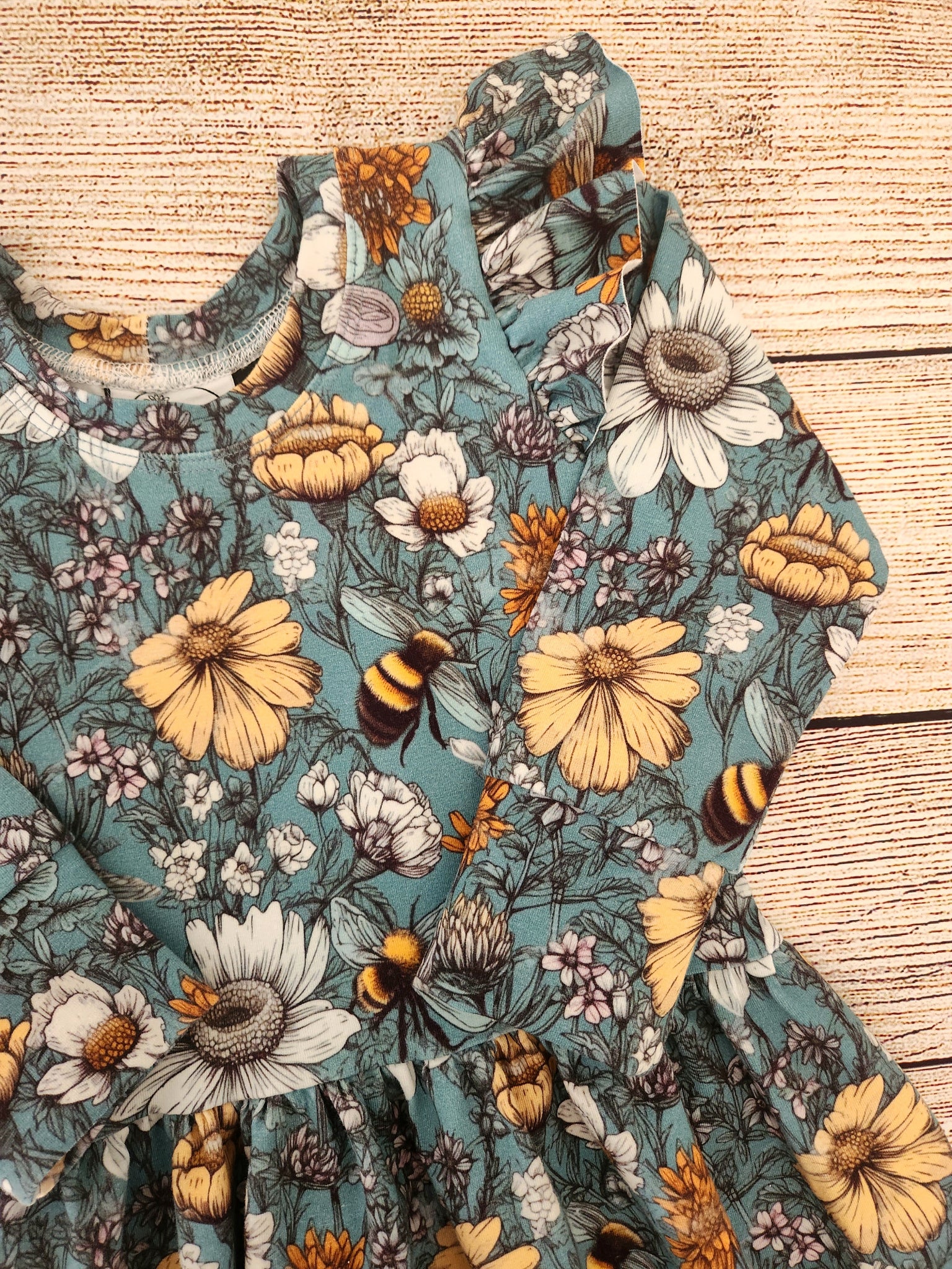 Floral Bee Flutter Dress