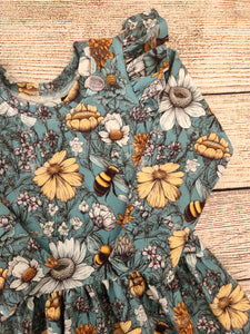 Floral Bee Flutter Dress