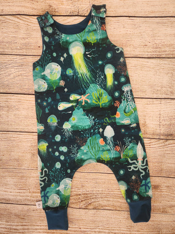 Bioluminescence Harem Romper-Pre Order