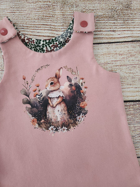 Molly Bunny Harem Romper- Ready to send