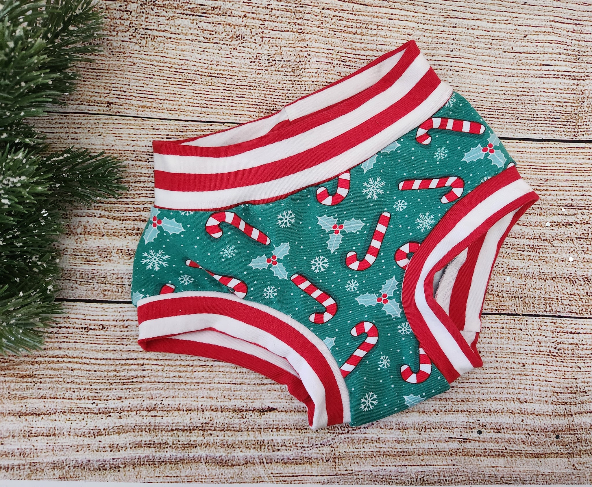 Candy Cane Undies-Made to order