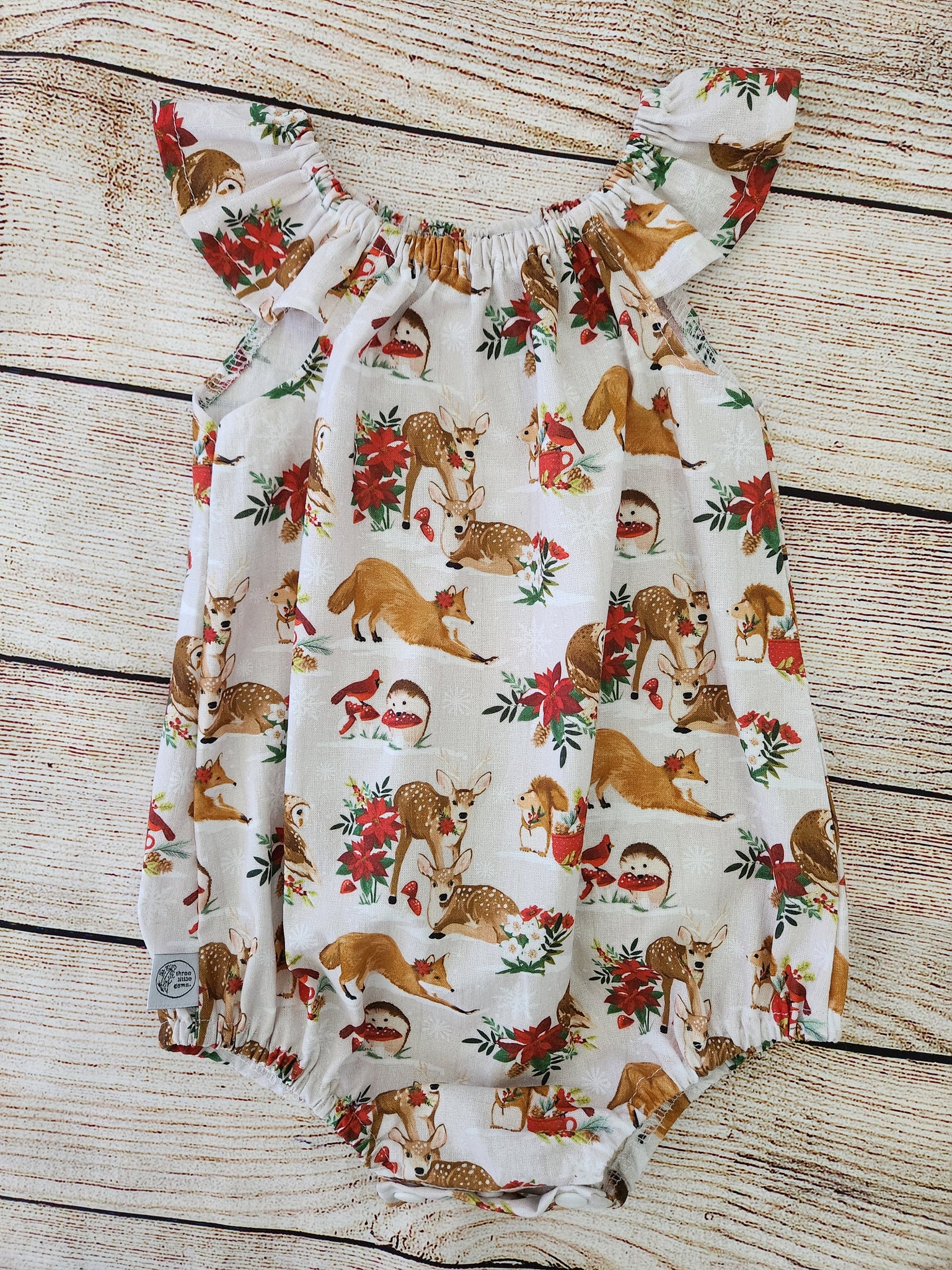 Christmas Woodland Seaside Romper