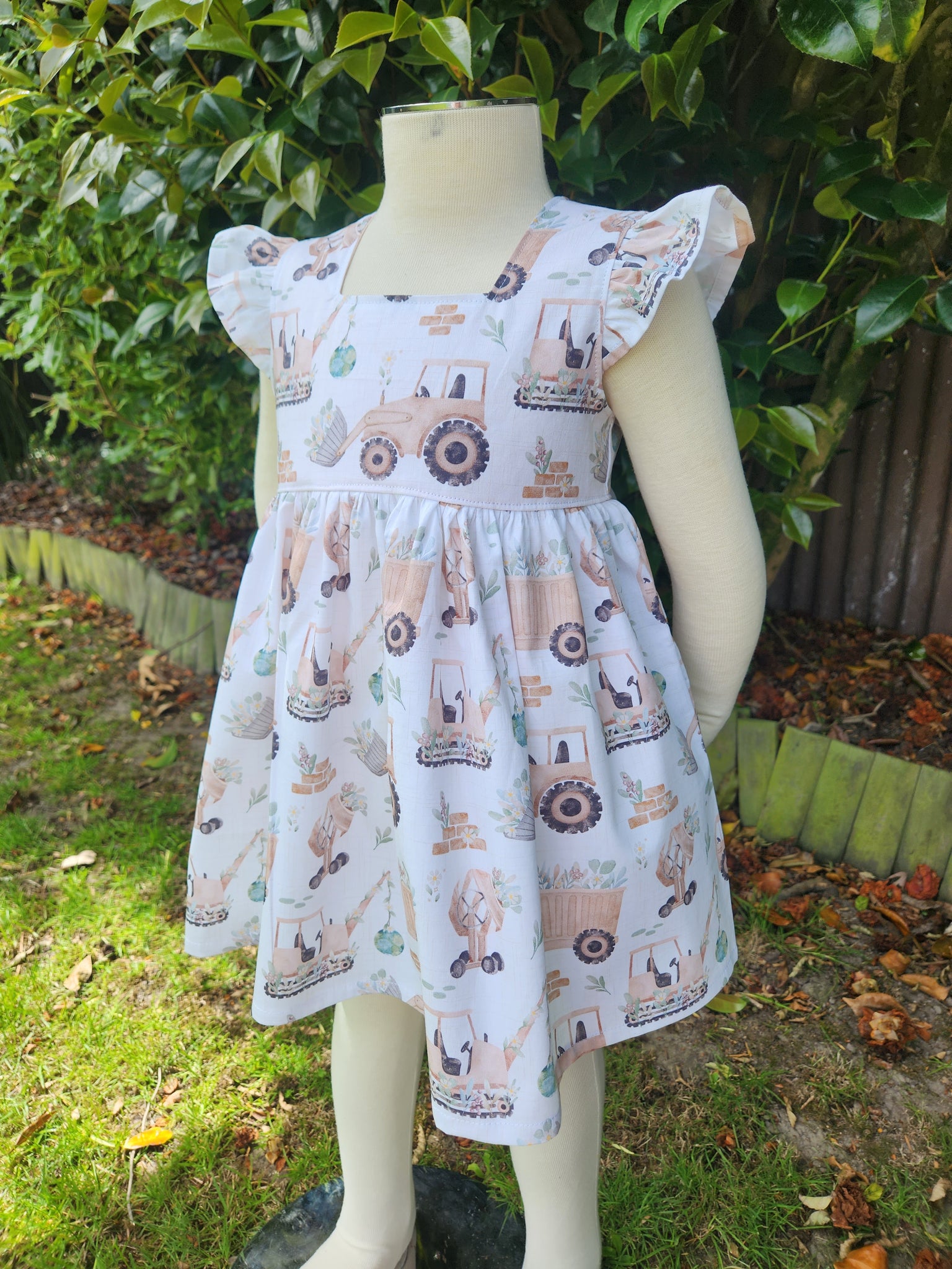 Floral Construction Posie Dress- Size 3