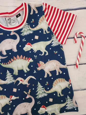 Christmas Dinosaurs Tee- Pre Order