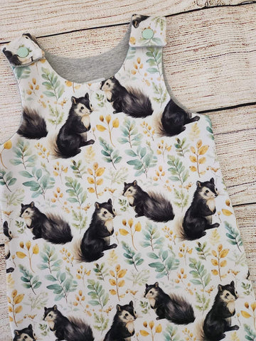 Badgers Harem Romper-Ready to send