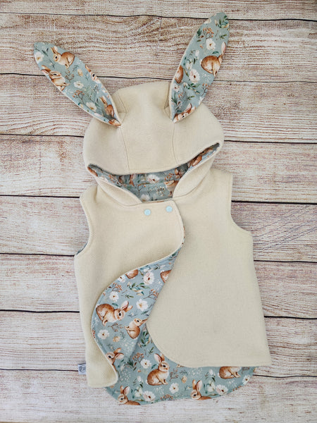 Wool Bunny Ear Vest