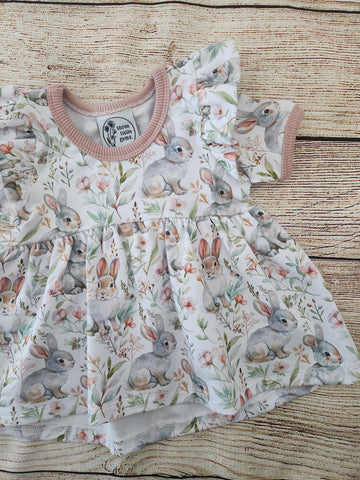 Bunnies Peplum Tee- Pre Order