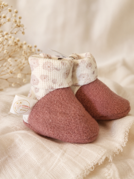 Wool Booties-Mystery (Boy colours)