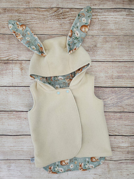 Wool Bunny Ear Vest