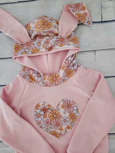 Heart Bunny Hoodie