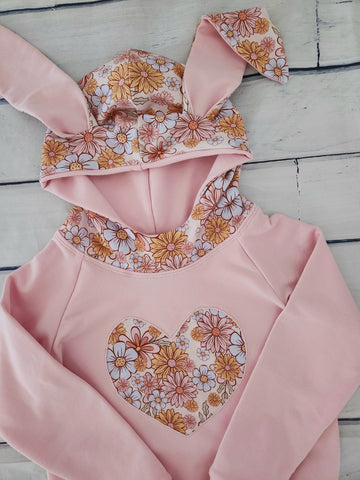 Heart Bunny Hoodie