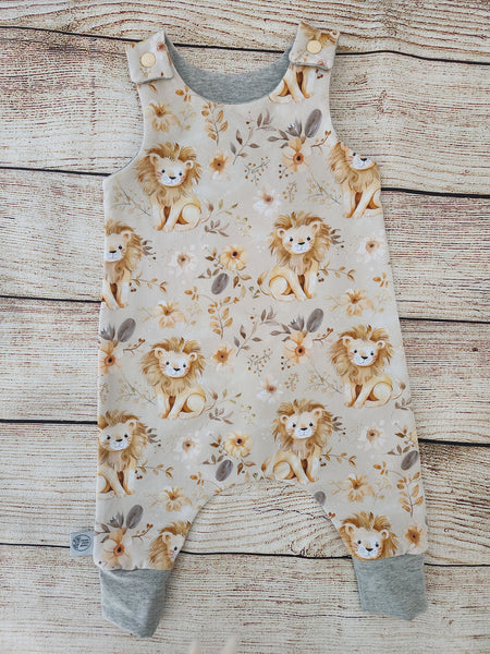 Lions Harem Romper-Pre Order