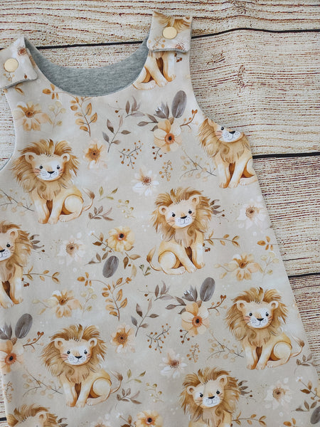 Lions Harem Romper-Pre Order