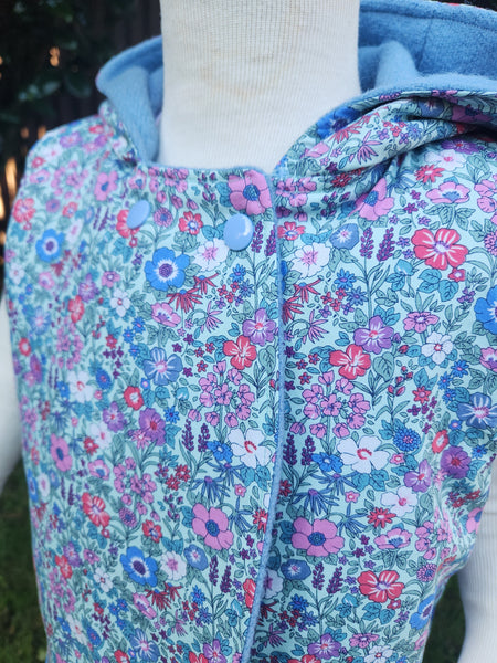 Dusky Blue Wool Vest