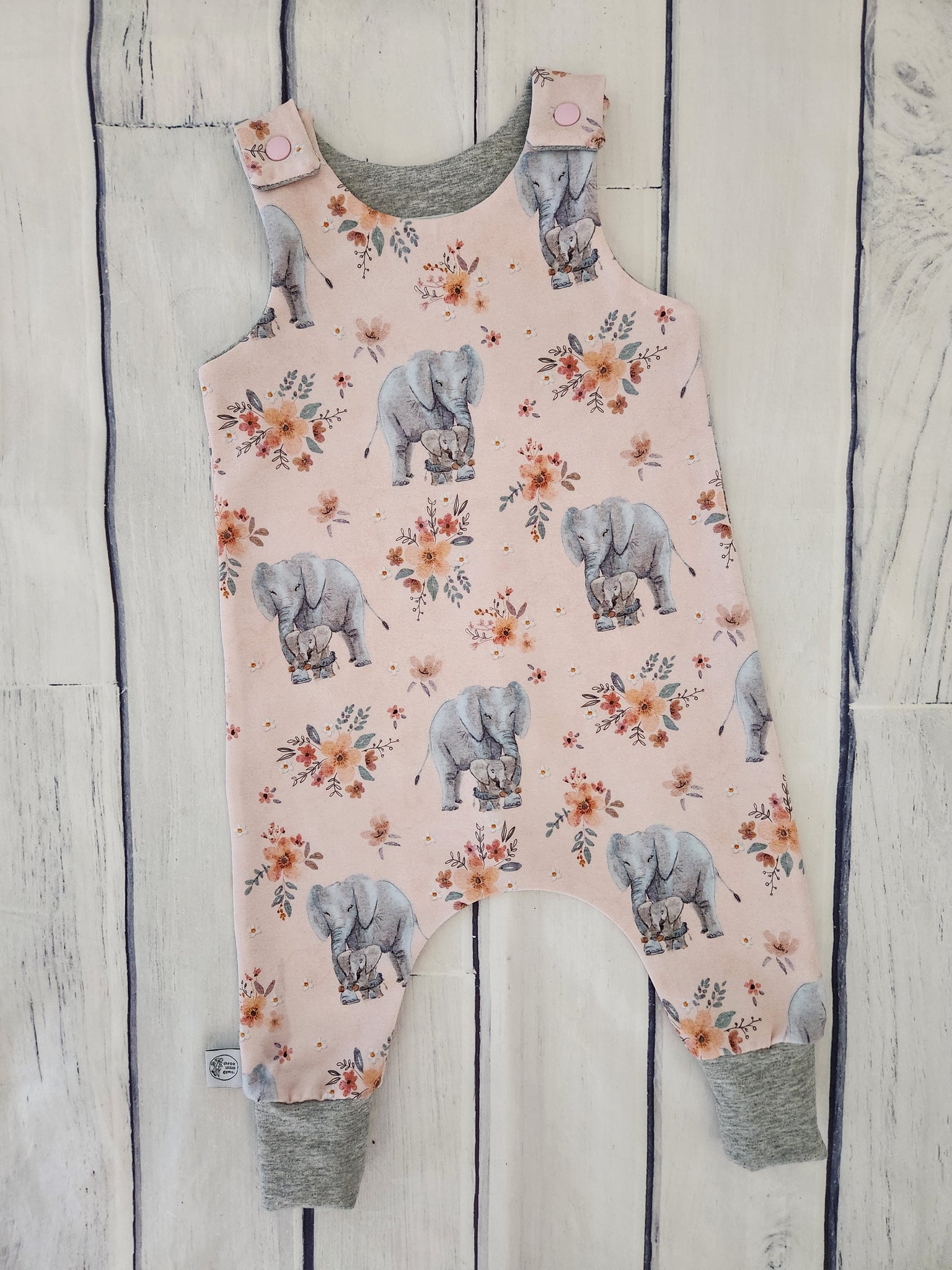 Elephants Harem Romper