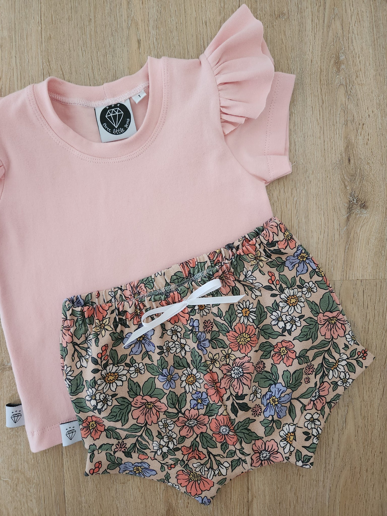 Short sleeve flutter tee- Made to order
