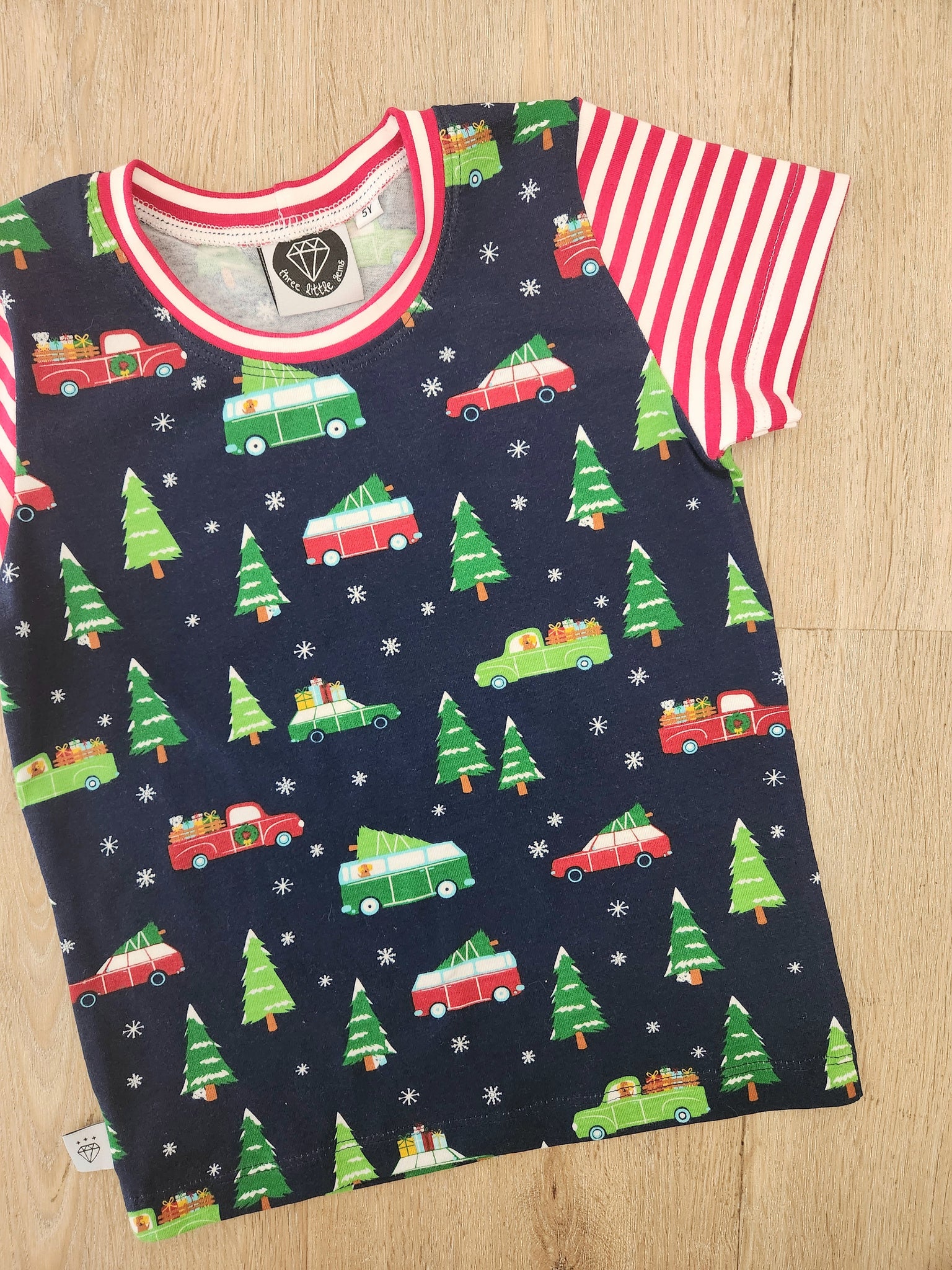 Christmas Vehicles Tee- Made to order