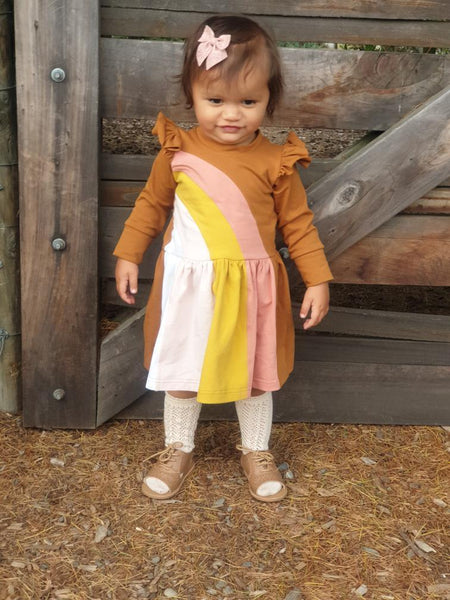 Rainbow Falls dress- Made to order