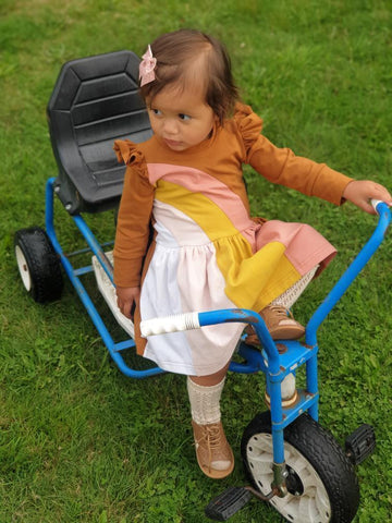 Rainbow Falls dress- Made to order